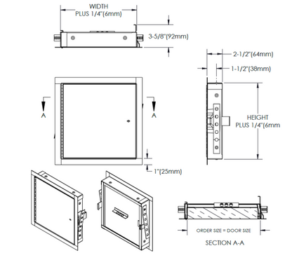 Universal Fire Rated Access Panel