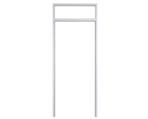 Aluminum Frames with Transom