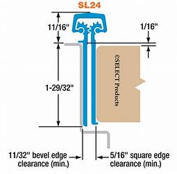 SL24-83'' Heavy Duty Continuous Hinge