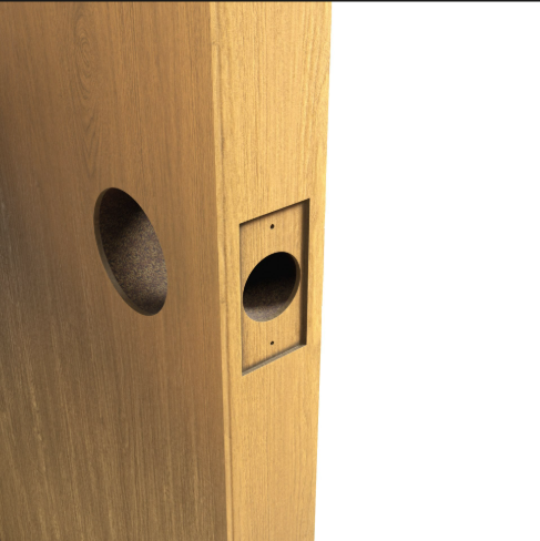 Deadbolt Wood Cutout/Prep