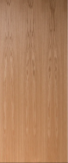 Red Oak w/ Oak Edges (Flush Door)