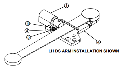 7101 BC 689 Door Closer W/ Multiple Option Arms