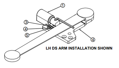 7101 BC 689 Door Closer W/ Multiple Option Arms